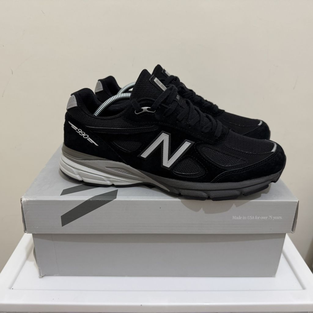 New Balance 990 V4 Made in USA U990BL4 Black US 10 UK 9.5 EUR 44 Original 1000%