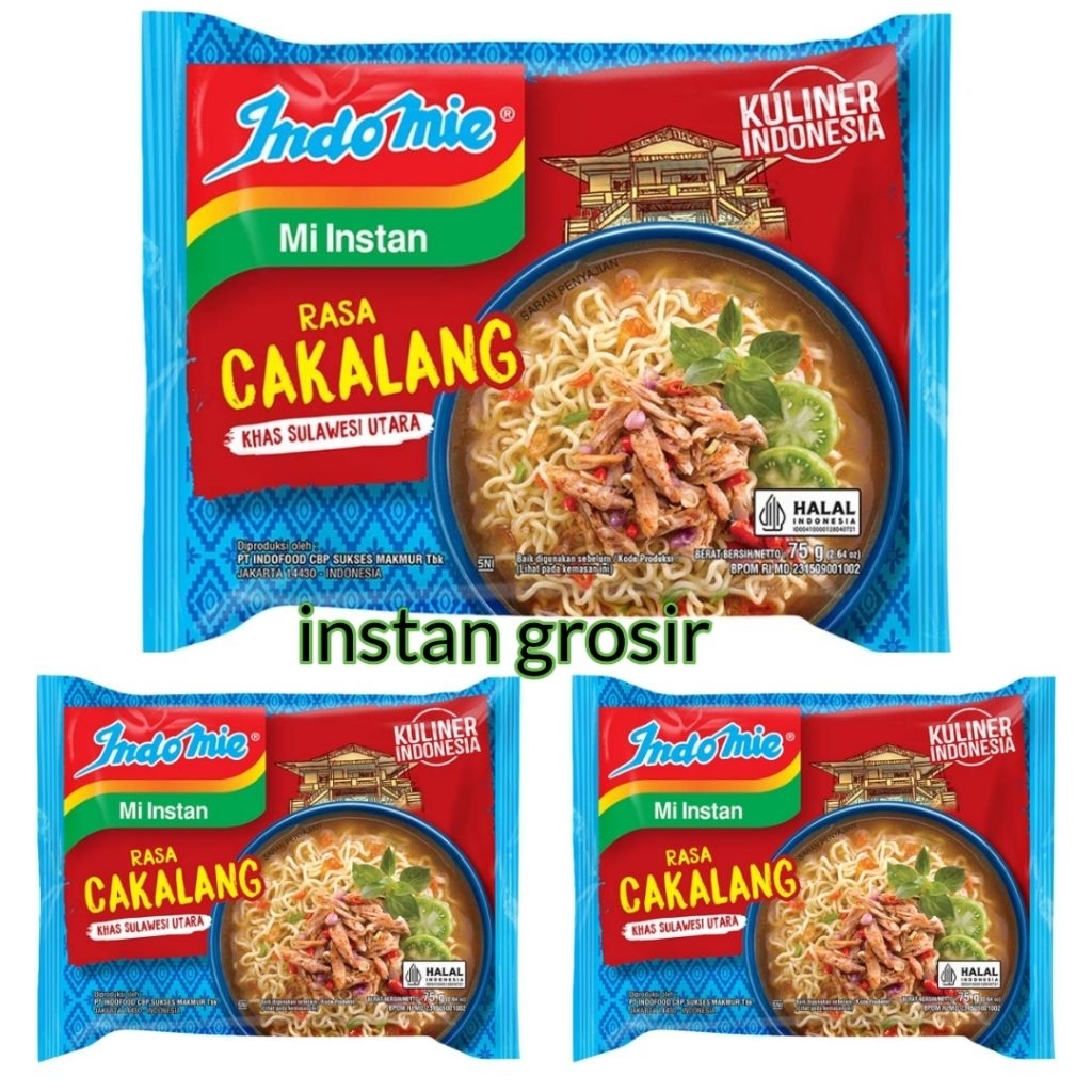 

Indomie Mie Kuah Rasa Cakalang 75 gram