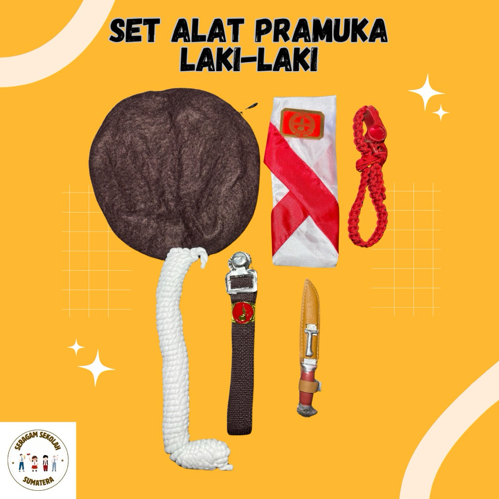 

SET ALAT PERLENGKAPAN PRAMUKA SD LAKI-LAKI DAN PEREMPUAN