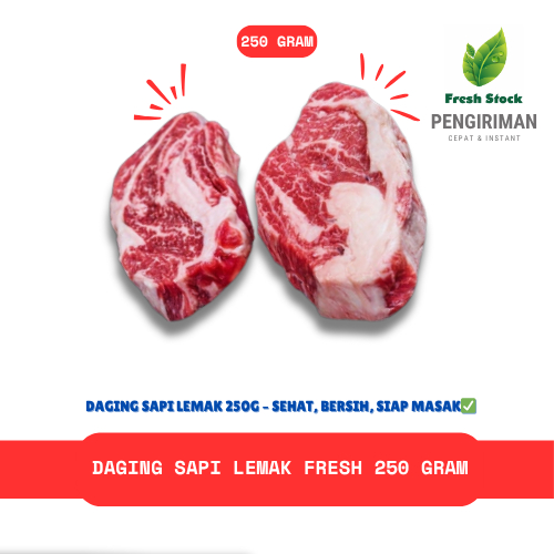 

DAGING SAPI LEMAK 250 GRAM | FreshStock