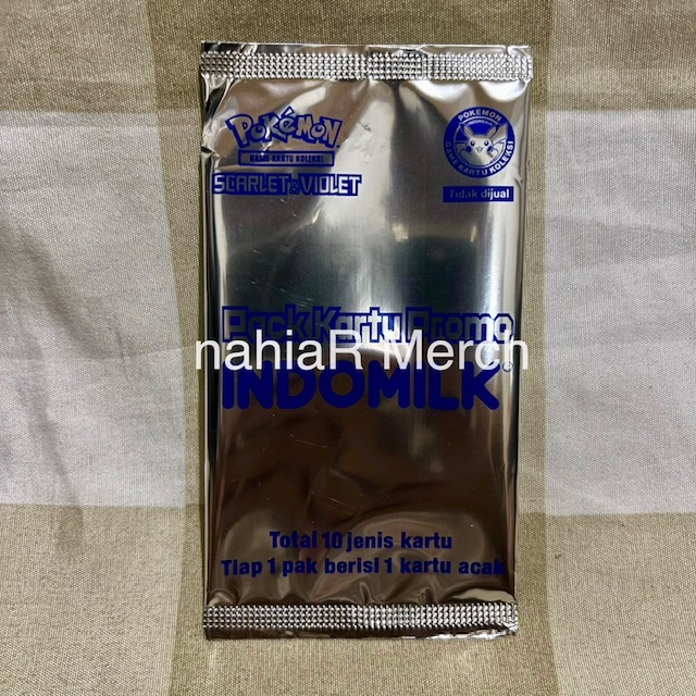 Pokemon TCG Indonesian x INDOMILK Promo Card Booster Pack