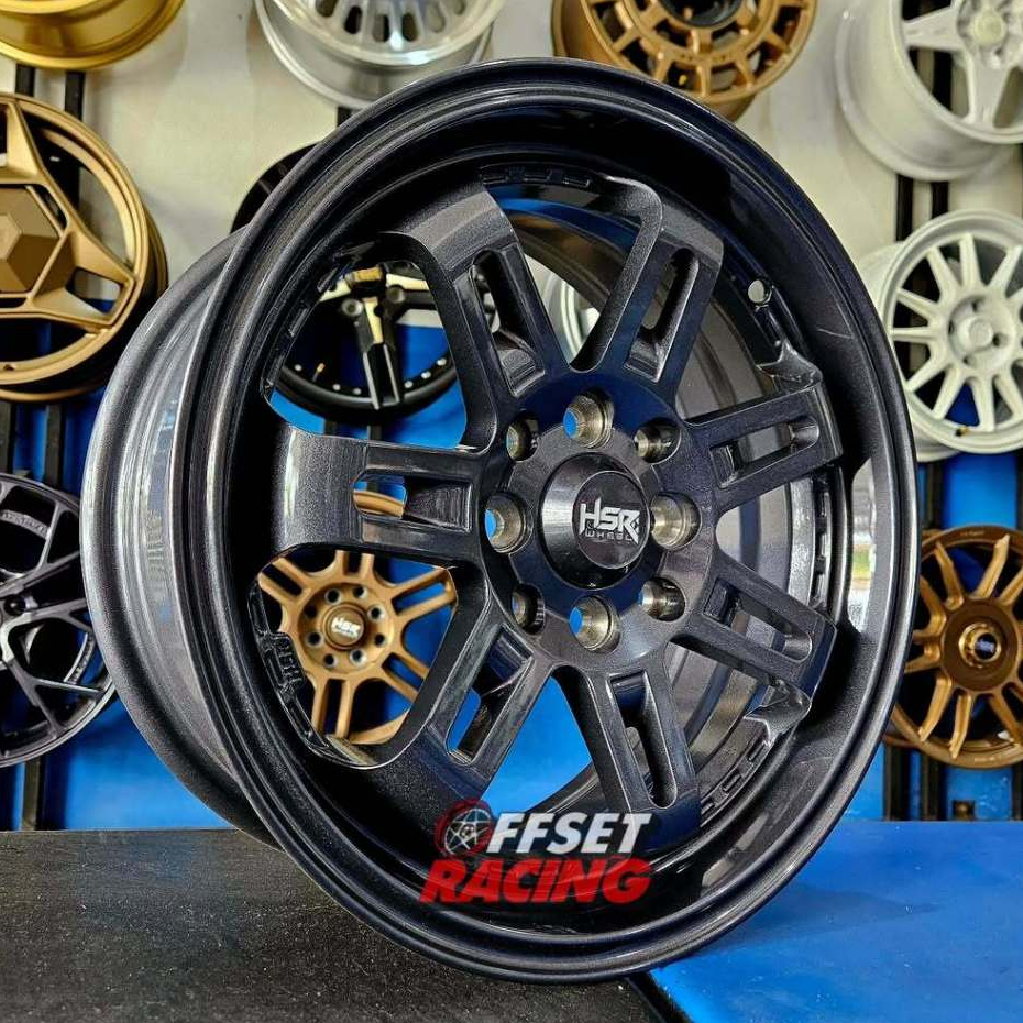 Velg R15 Mobil Agya Ayla Brio Calya Livina Velg Mobil HSR DAIMON Ring 15 Lebar 6,5