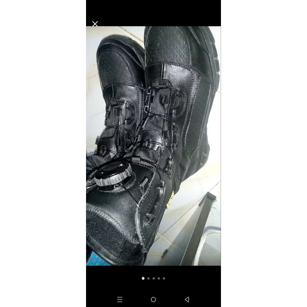 Preloved SEPATU PDL TALI PUTAR BROTHER SARANG TAWON HONEY COMB KULIT ASLI