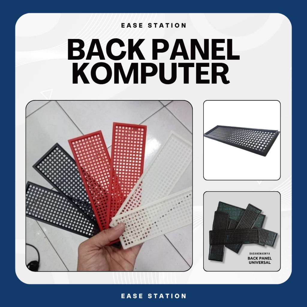 BACK PANEL UNIVERSAL BACKPLATE MOTHERBOARD PLATE IO KOMPUTER PC LAPTOP EASE STATION