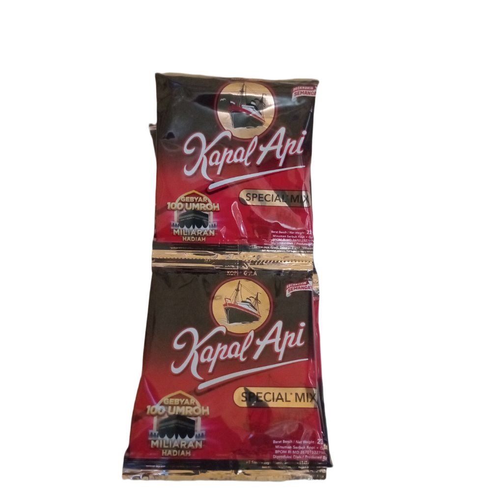 

Kapal api special Mix 23g 1 renceng ( isi 10 )