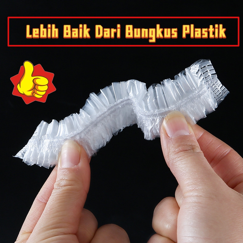 【Menebal】100PCS Plastik Pelindung Makanan Penutup Makanan/ plastik ziplock makanan / plastik wrap/Sh