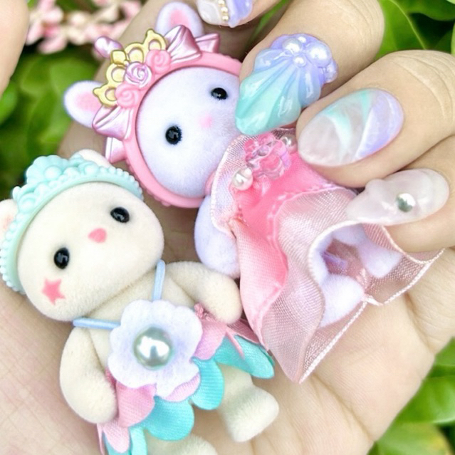 Sylvanian Mermaid Shop sulipan silk cat