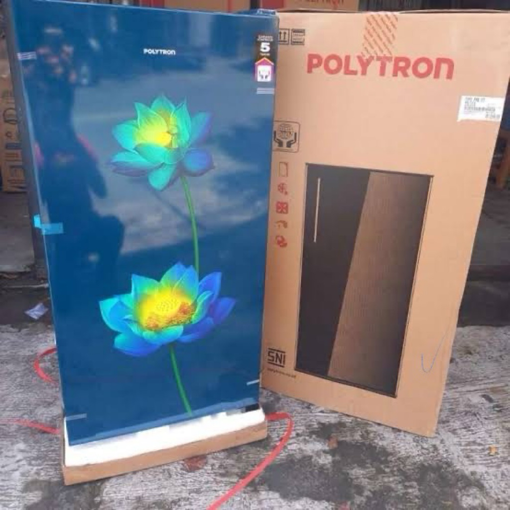 Kulkas polytron 1 pintu 180L kulkas polytron prb 187b/r