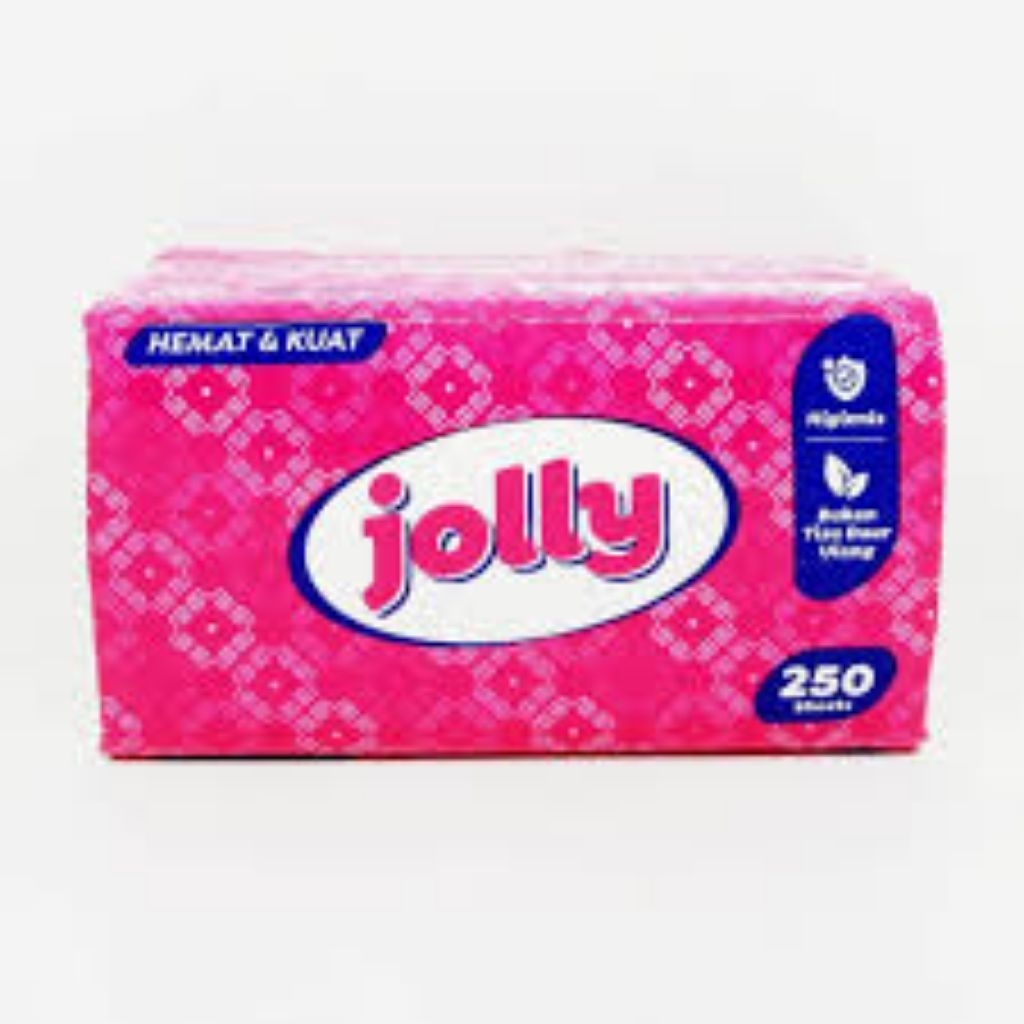 TISSUE FACIAL JOLLY 250 SHEET/TISSU WAJAH MURAH 250 LEMBAR