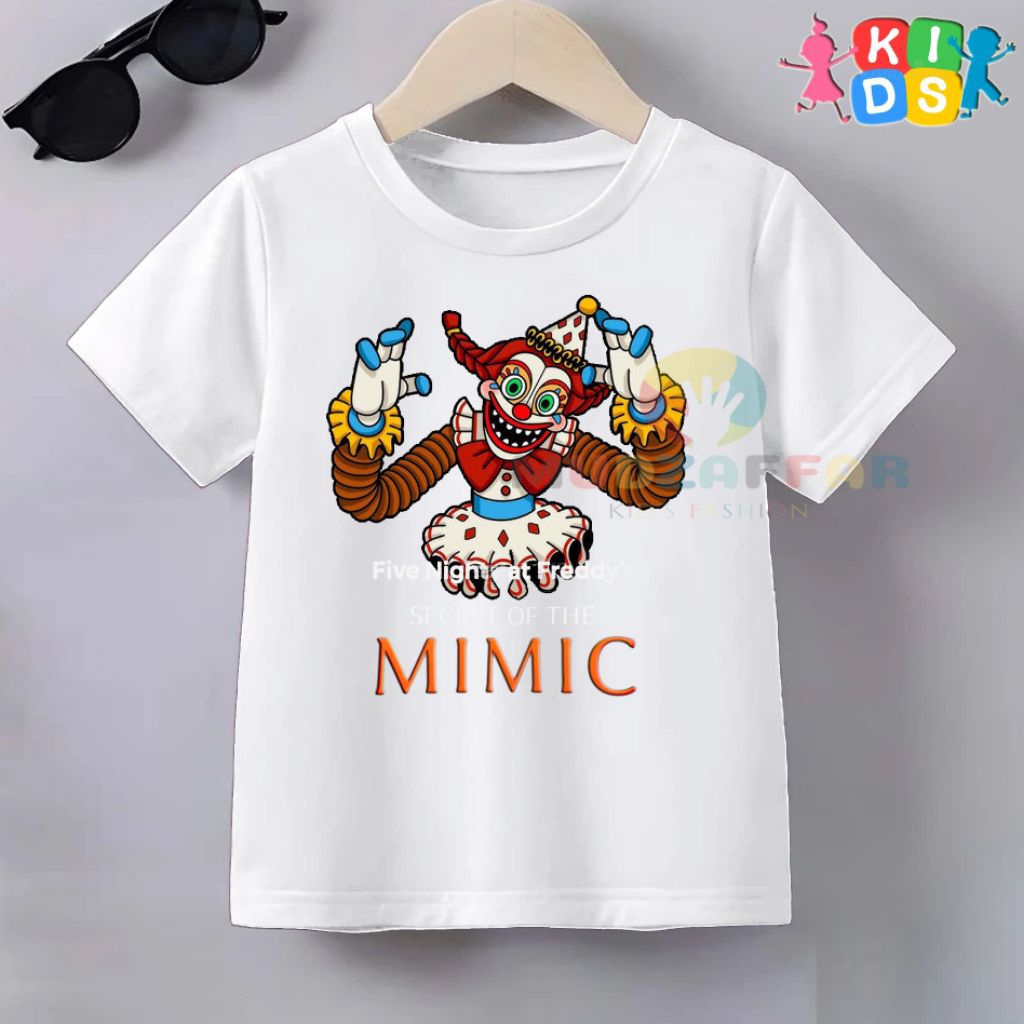 BAJU KAOS ANAK FNAF KAOS ANAK FNAF SECRET OF THE MIMIC
