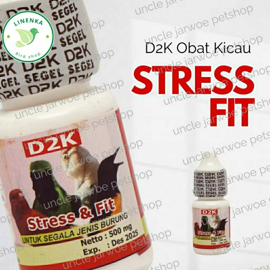 D2K OBAT BURUNG STRES DAN FIT MENGATASI BURUNG STRES DAN KEKURANGAN VITAMIN