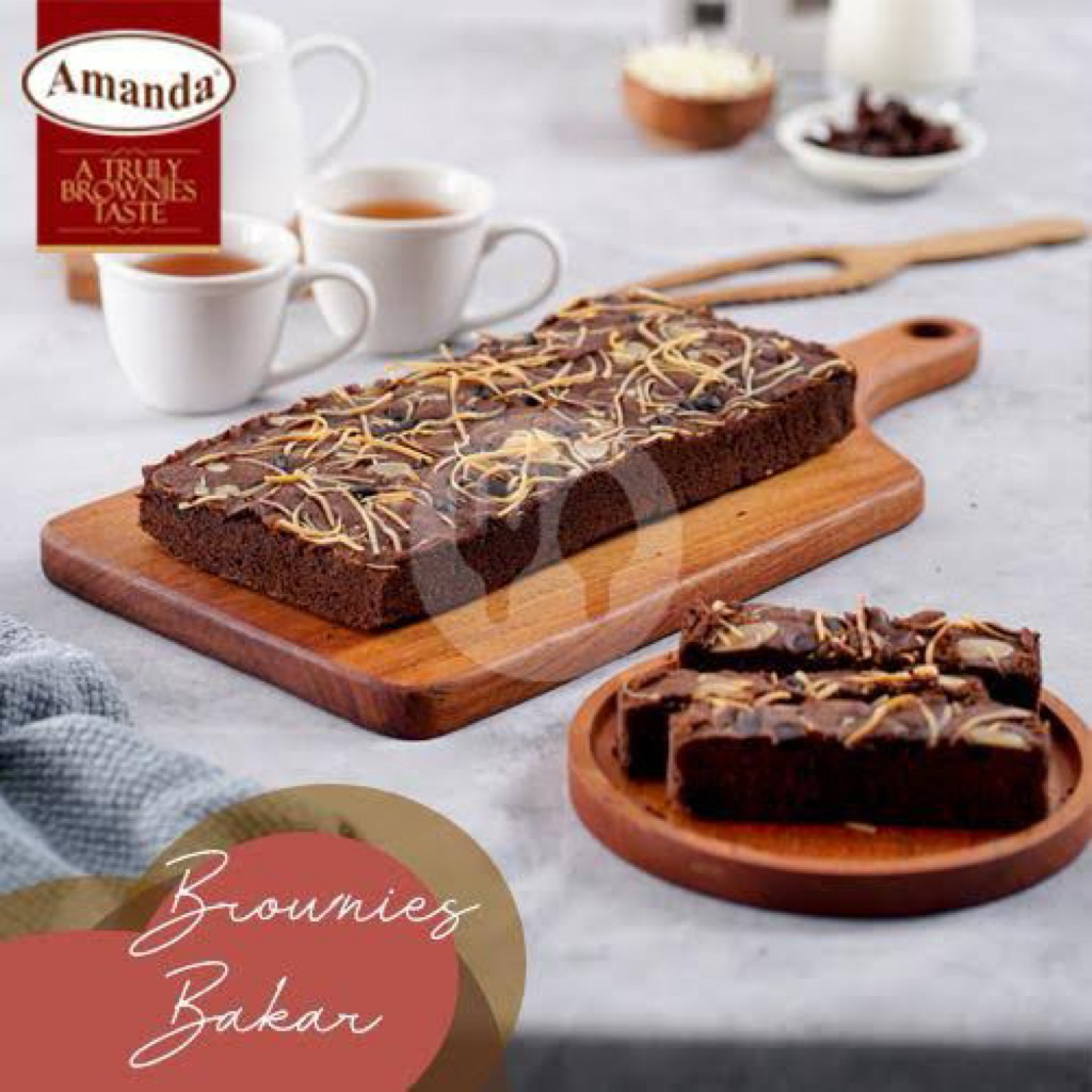 

BROWNIS BAKAR AMANDA + gratis packing kardus