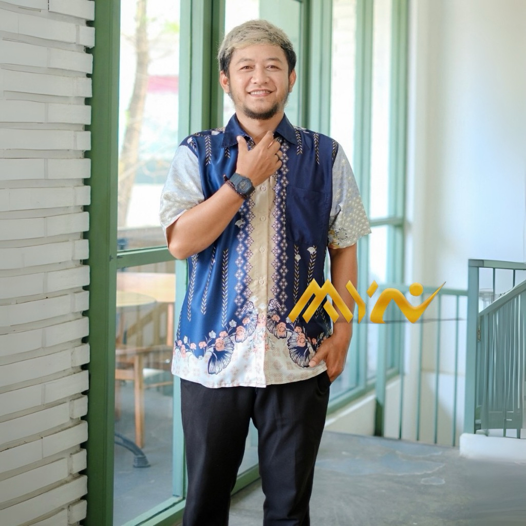 MODAL baju Kemeja  Kerah Pendek armani silk seragaman | Pakaian Pria Terlaris Couplean baju