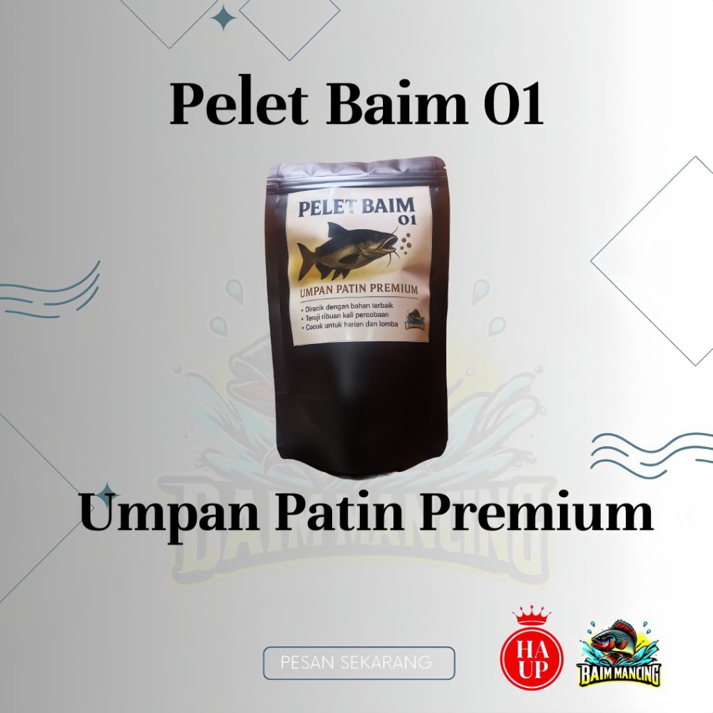 Pelet Baim | Umpan Patin Premium | Baim Mancing