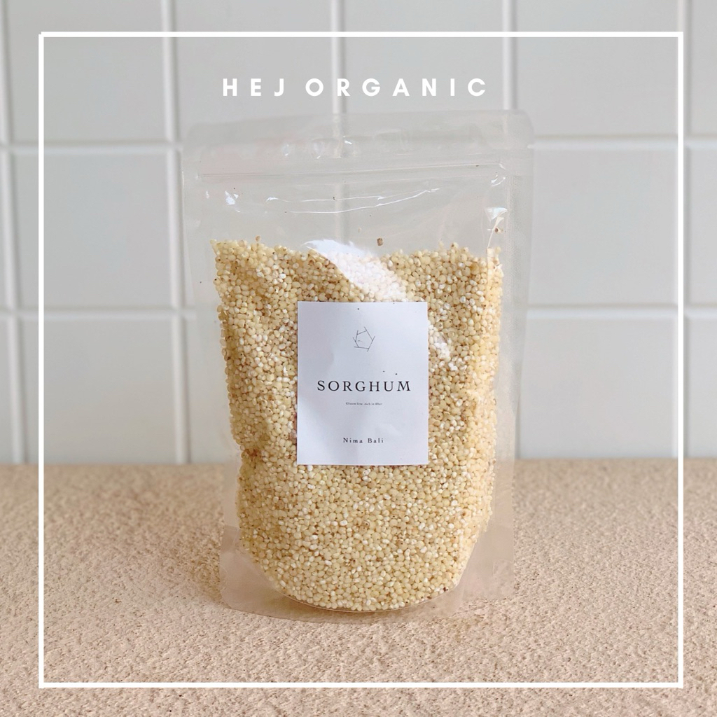 

Beras Sorghum Natural Low GI Non Gmo By Nima Bali 500 Gram