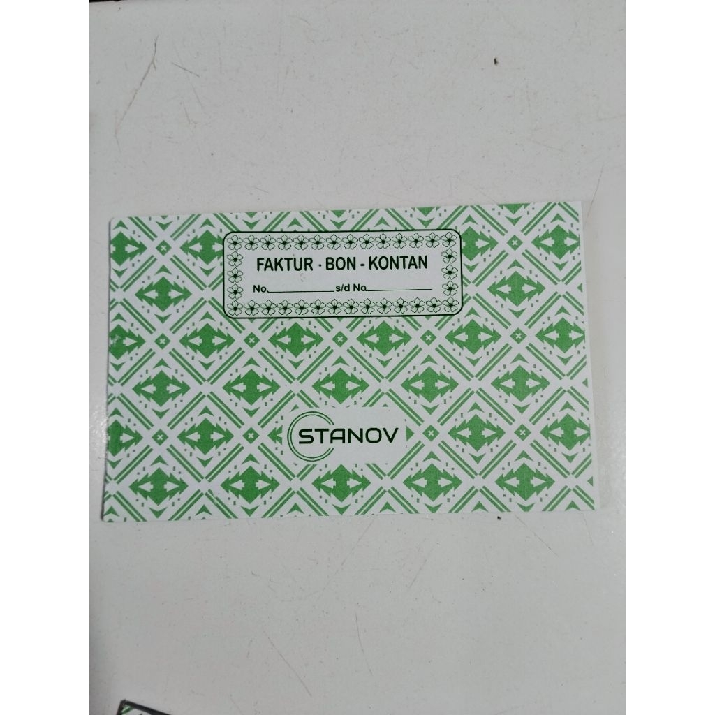 

Bon/faktur/kontan 2 ply 15 lbr (samping)