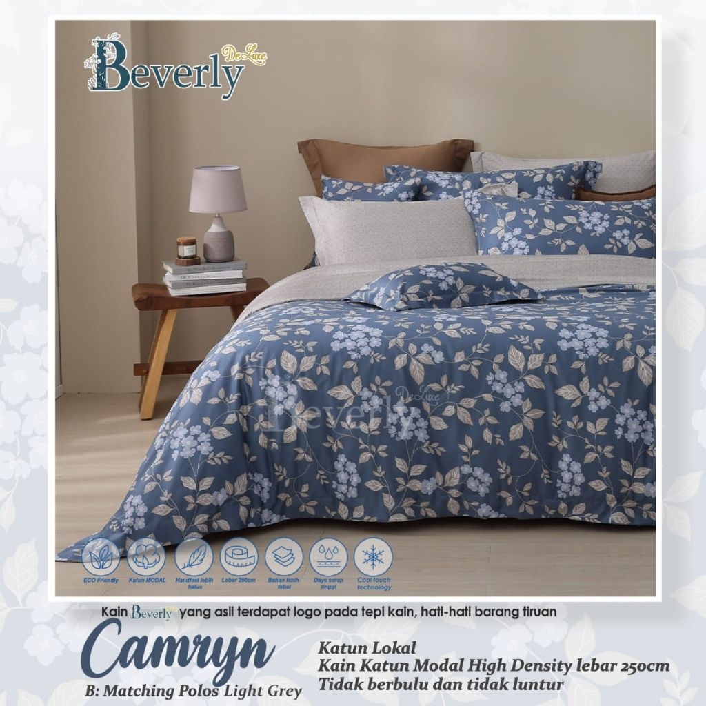 Sprei Katun Beverly motif Camryn