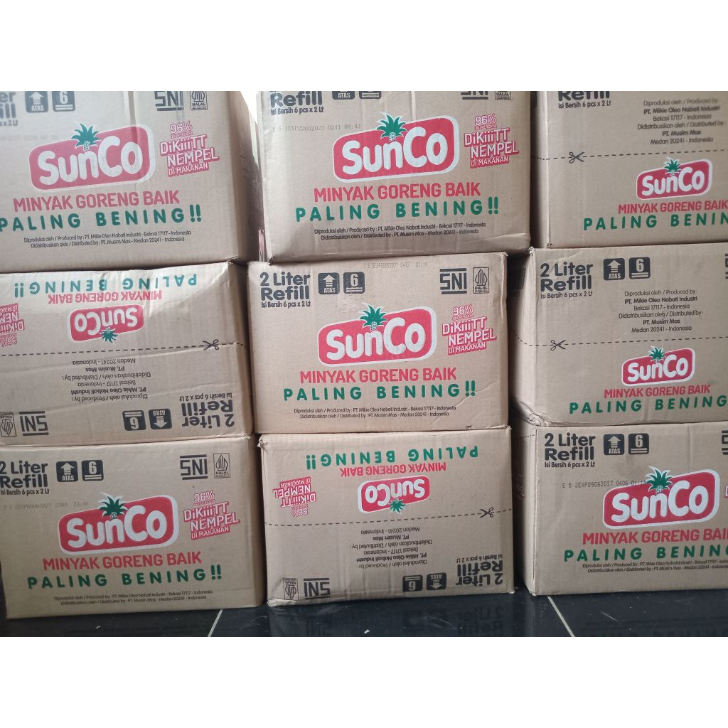 

Minyak SUNCO kemasan 2L 1 Dus