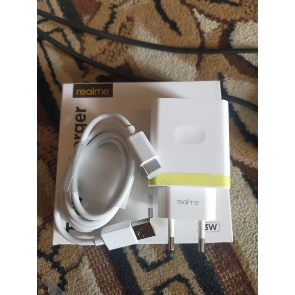 charger realme 33 watt type c / micro usb