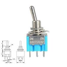 Toggle Switch 3 Pin 2 Posisi arah On On Saklar 3Pin
