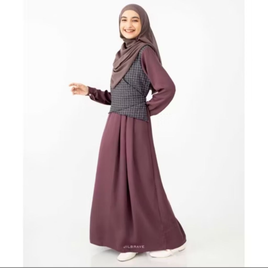 jilbrave gwen dress deep mulberry size s preloved like new