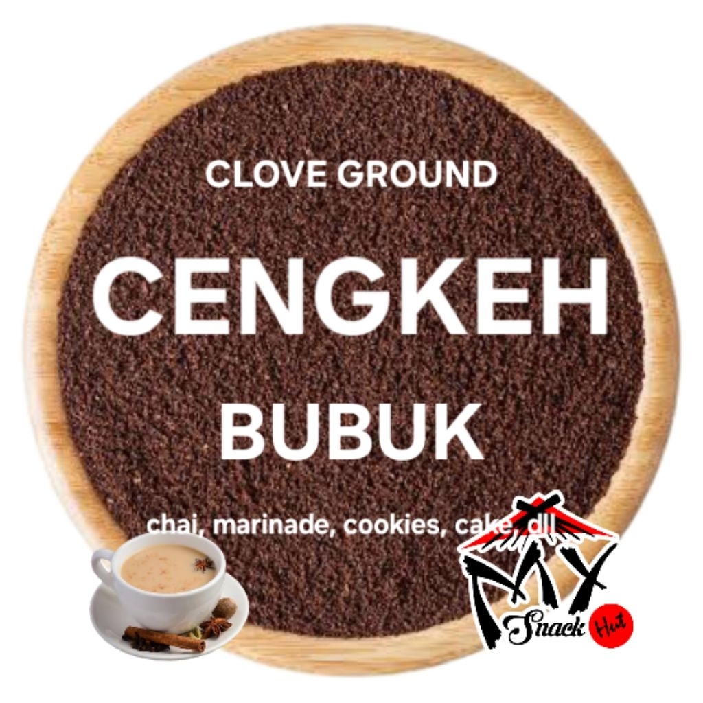 

CENGKEH BUBUK 250GR CLOVE GROUND POWDER SYZYGIUM AROMATICUM LAUNG CLAVO DE OLOR DINGXIANG 丁香 QARANFUL