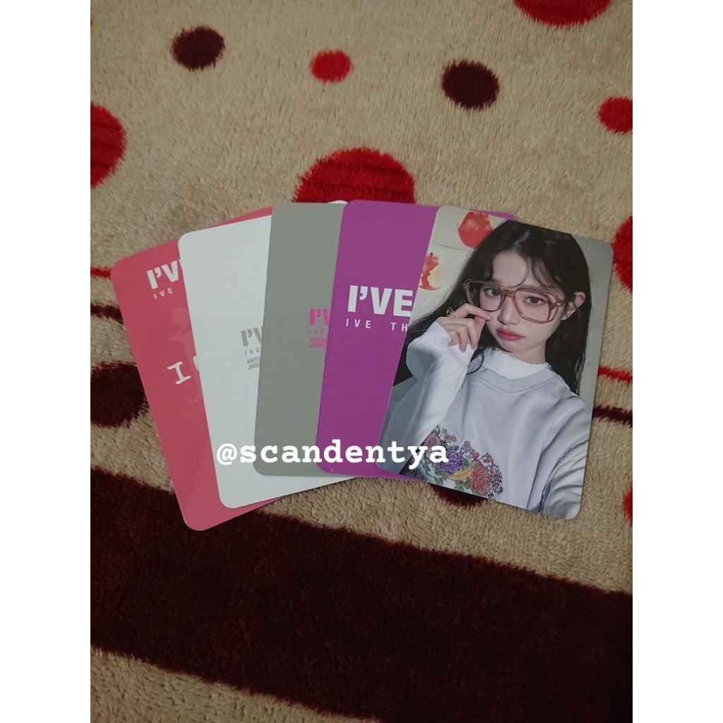 [READ DESCRIPTION] photocard Jang Wony Wonyoung IVE Benefit Soundwave Mine Nerd Glasses