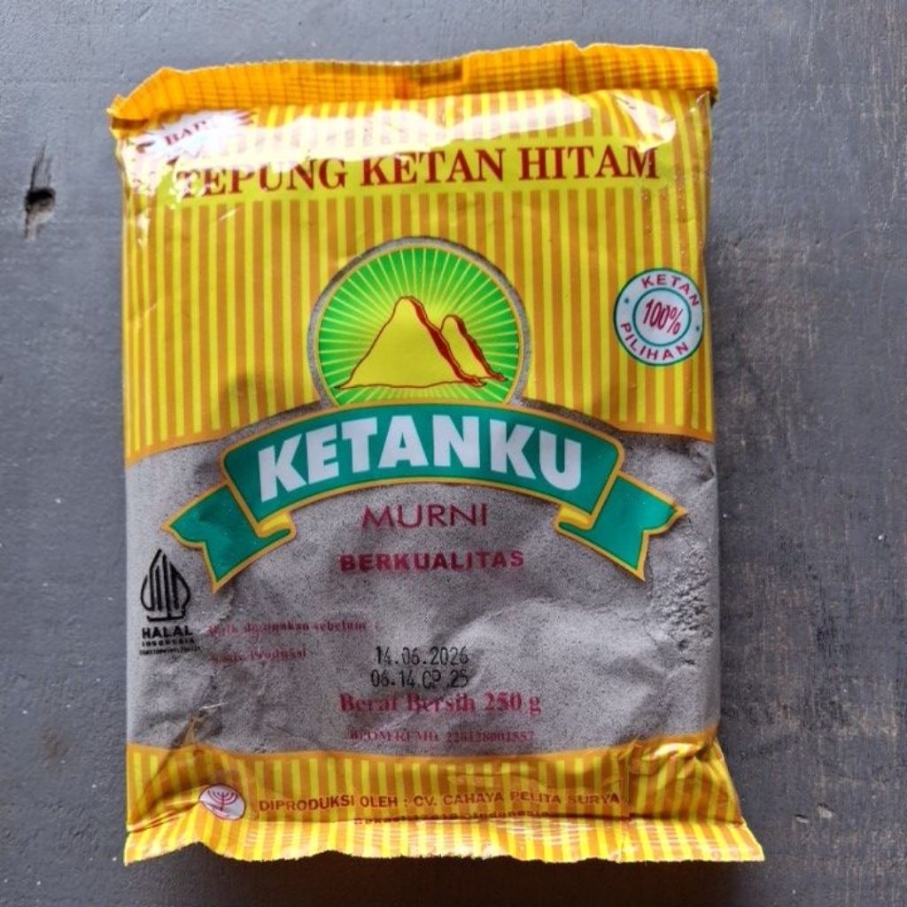 

Tepung Ketan Hitam KETANKU Kemasan 250 gram