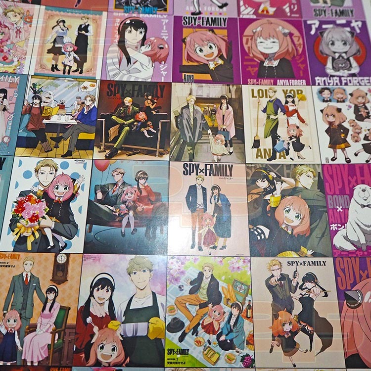 

STIKER ANIME SPY X FAMILY TOKYO GHOUL DEMON SLAYER DRAGON BALL JUJUTSU KAISEN HAIKYUU HERO ACADEMIA HUNTER x HUNTER DANDADAN BAHAN KROMO (BELUM DIPOTONG)