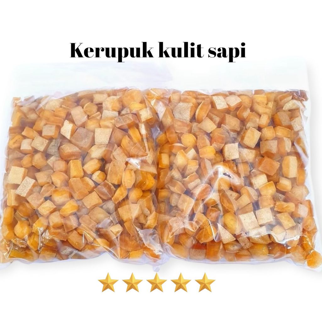

krecek rambak Kulit sapi /dorokdok Siap Goreng