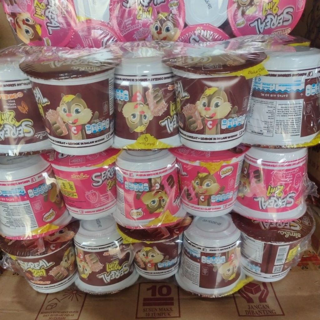 

Simba sereal 2in1 // isi 10 cup // pack
