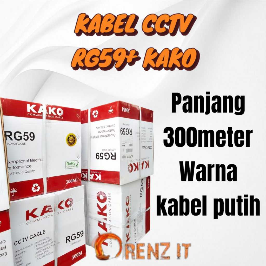 KABEL COAXIAL CCTV KAKO RG59