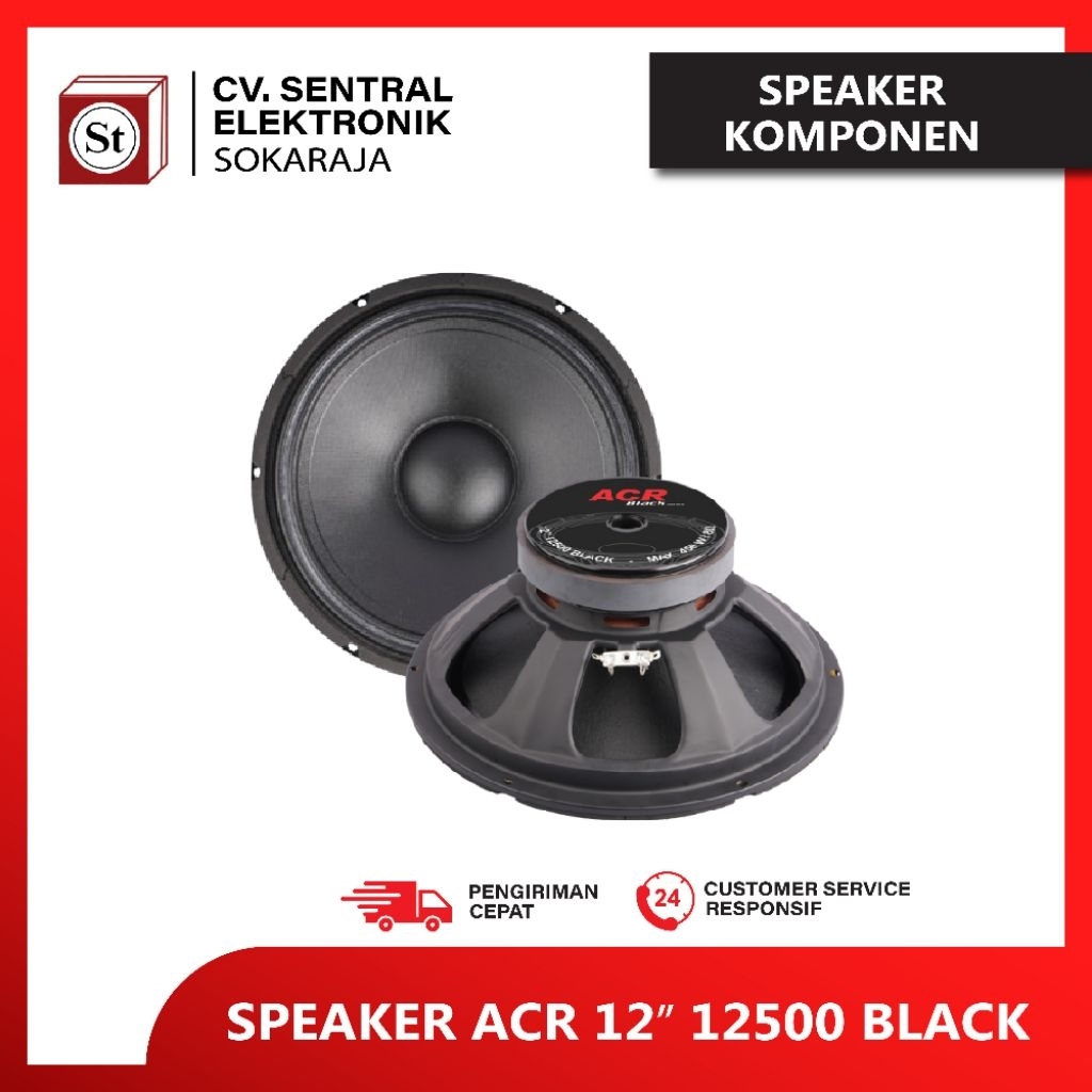 SPEAKER ACR 12" 12500 BLACK