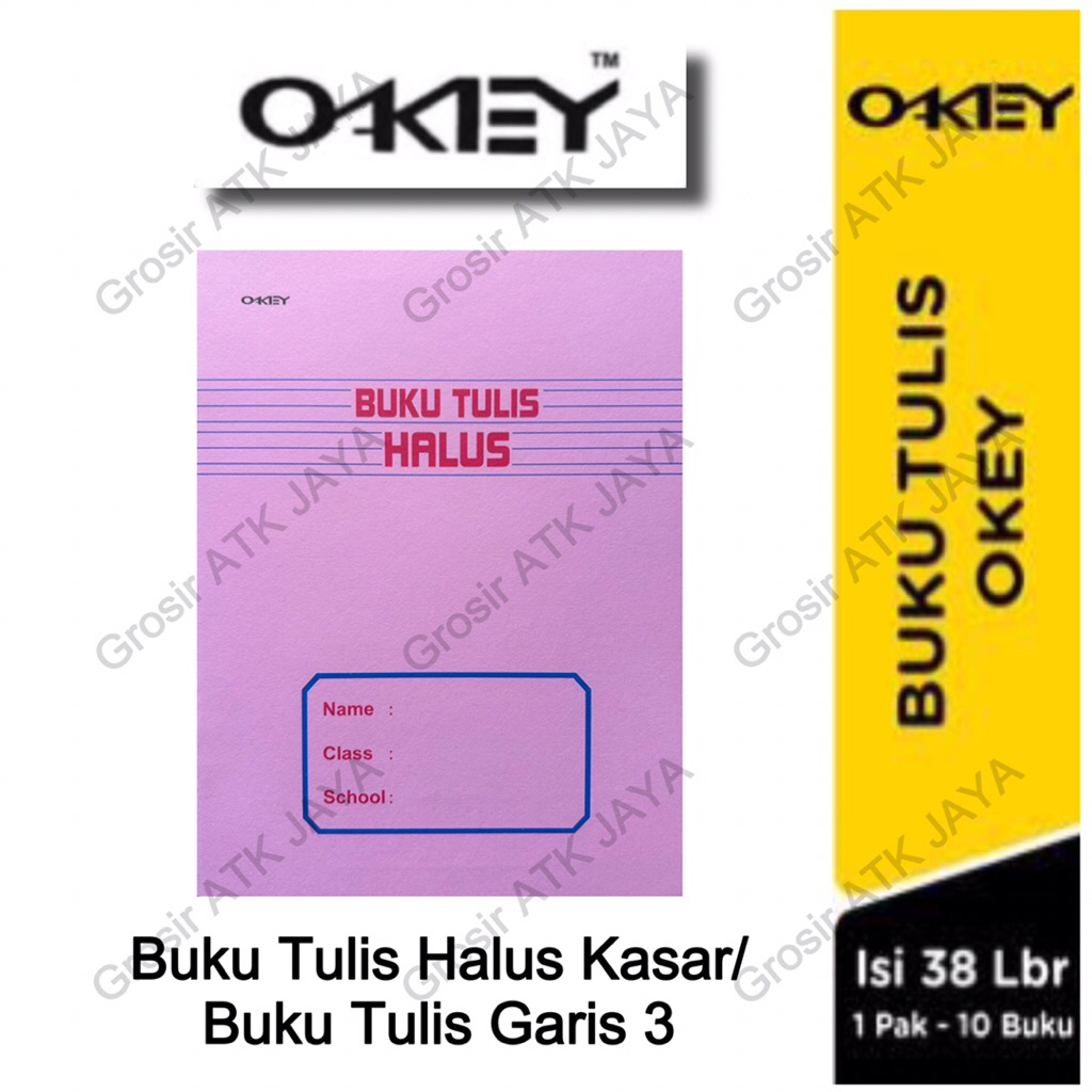 

Ecer 1 Buah! BUKU TULIS HALUS KASAR GARIS TIGA TEGAK BERSAMBUNG