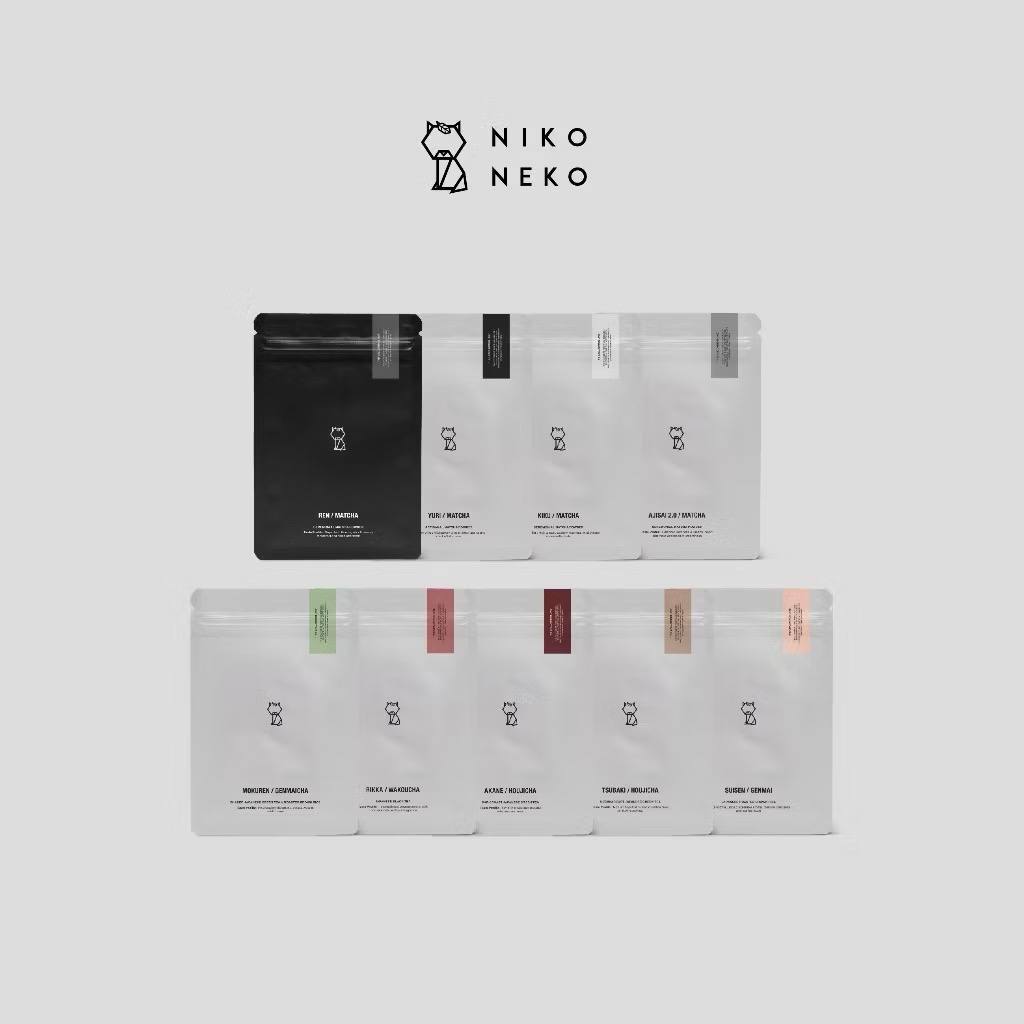 

NIKO NEKO TSUBAKI | HOUJICHA | SUISEN | GENMAI | RIKKA | WAKOUCHA |MOKUREN | GENMAICHA MATCHA POWDER ORIGINAL