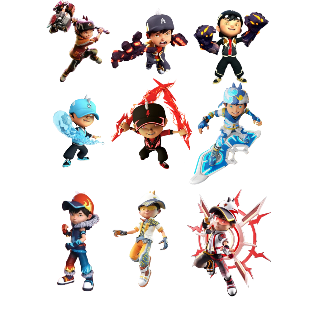 

Stiker boboiboy Lembaran A3