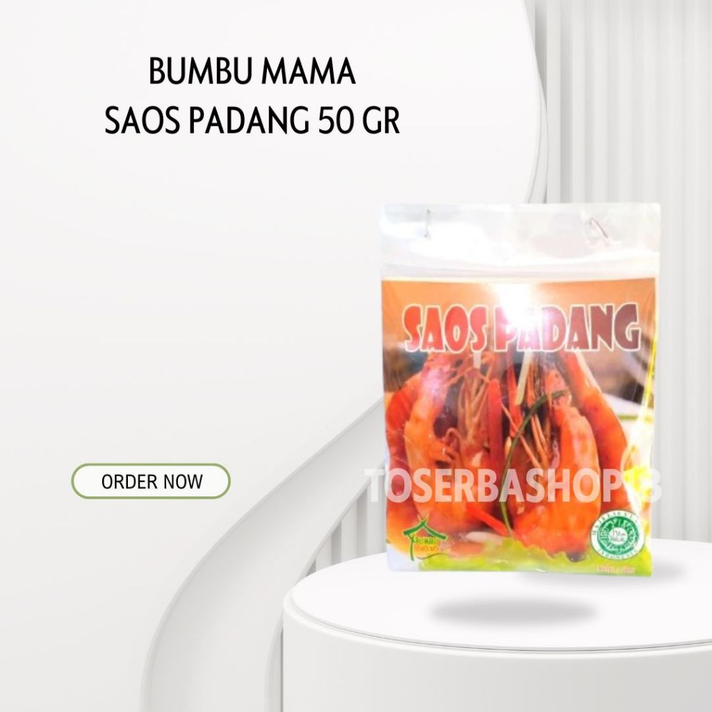 

Bumbu Instan / Bumbu Mama Saos Padang 50gr