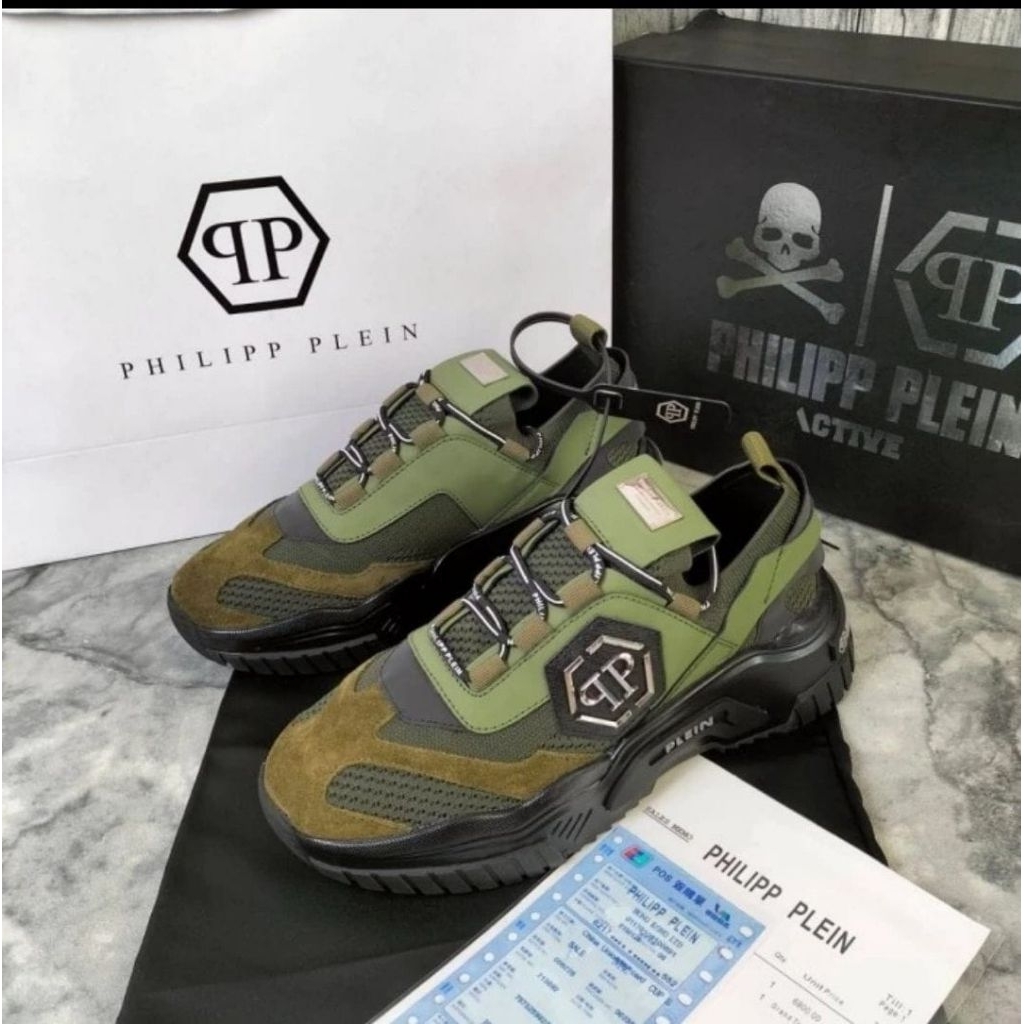 SEPATU SNEAKER PRIA PHILIP PLEIN MI RR OR QLTY