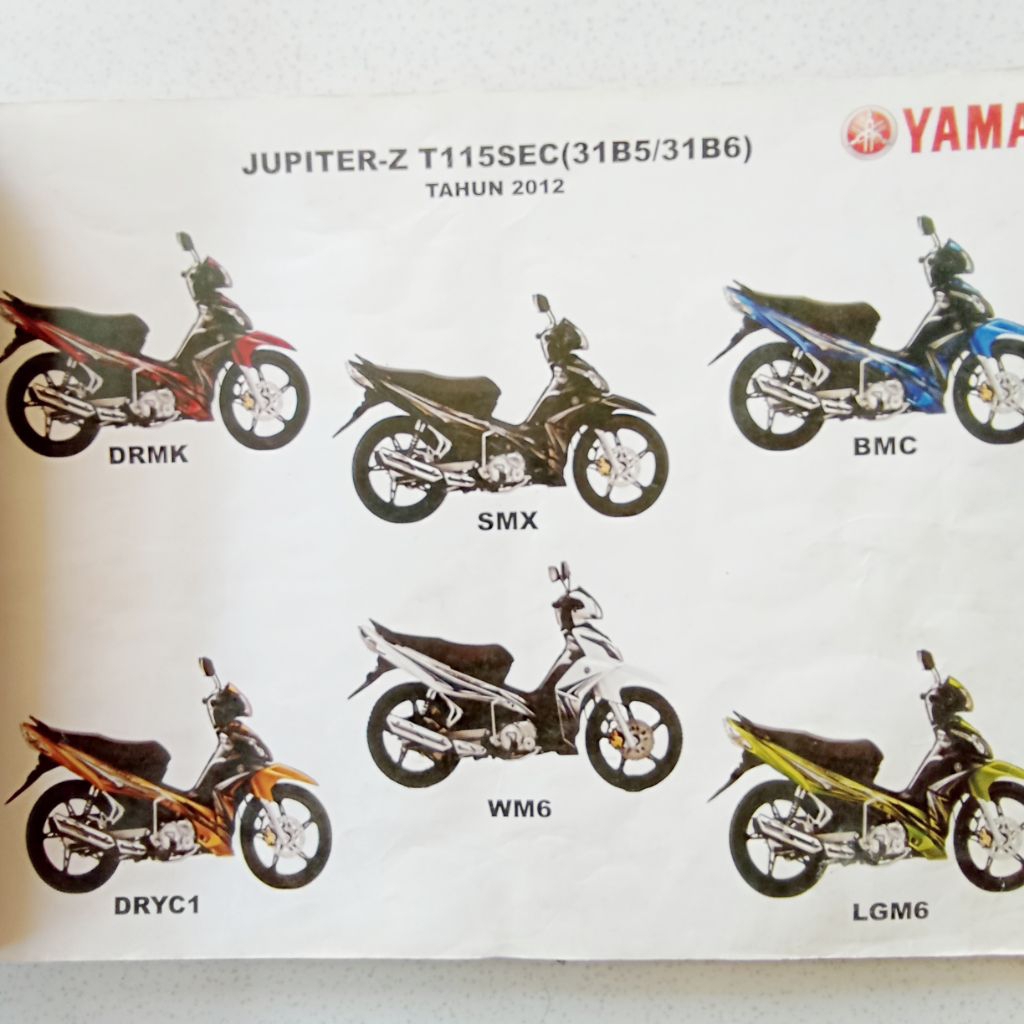 Breket Bracket Klem Selang Kabel Rem Depan Yamaha Jupiter Z 115 Robot Pnp FZR Vega Original