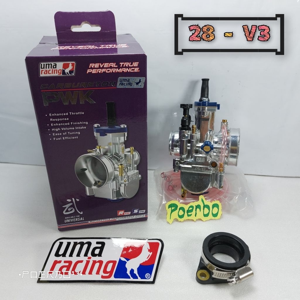 KARBURATOR UMA RACING 28mm V3 karbu pwk 28MM uma racing