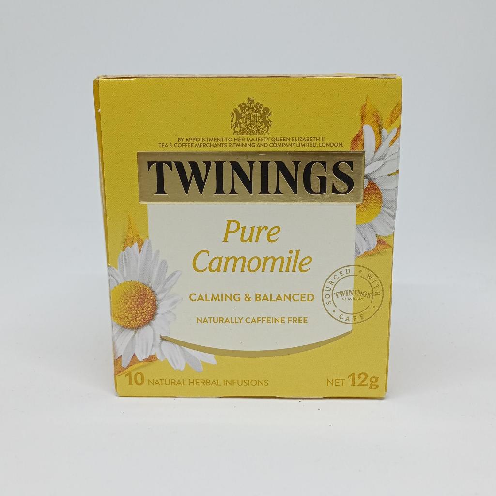 

Teh Twinings Pure Camomile Calming & Balanced 10 Bags 12 Gr