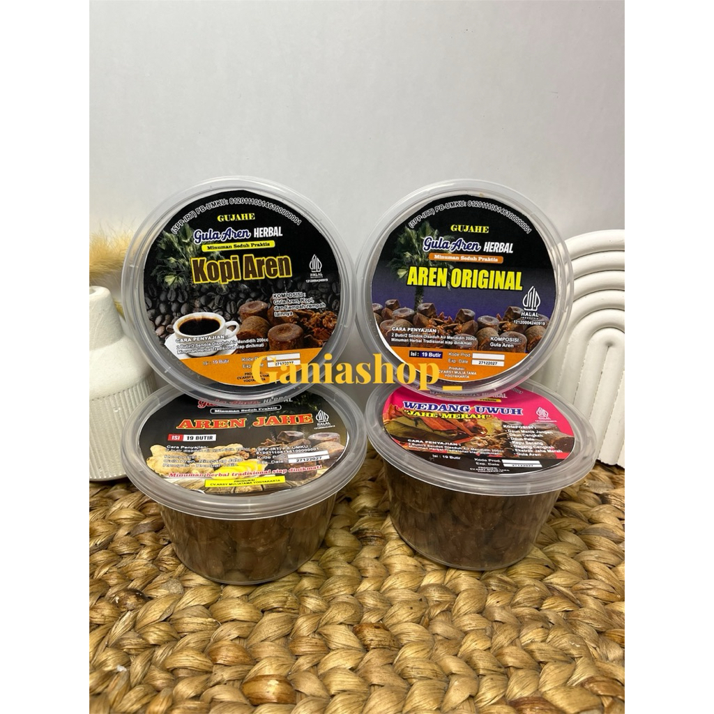 

[MINUMAN HERBAL KHAS JOGJA] GULA AREN HERBAL | WEDANG UWUH JAHE MERAH MINUMAN SEDUH PRAKTIS SEHAT MURAH
