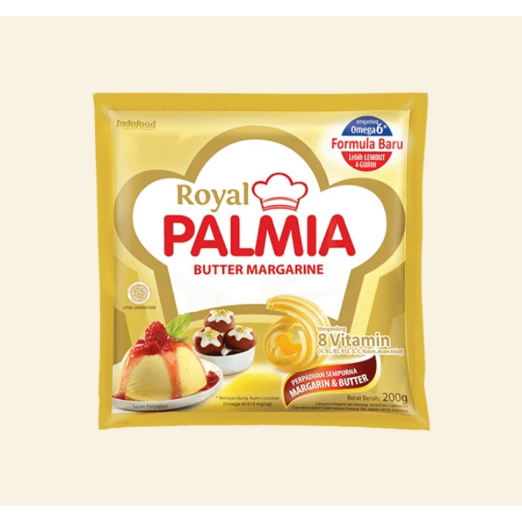

Palmia Margarin Serbaguna 200gr – Untuk Masak & Kue Lebih Lezat