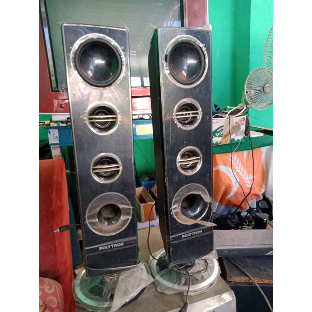 speaker tower ex tv led polytron