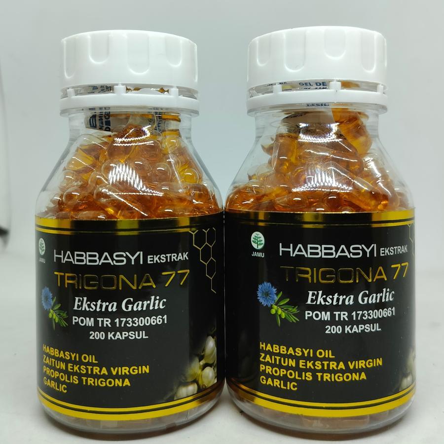 HABBASYI EKSTRAK TRIGONA 77 KAPSUL EKSTRA GARLIC