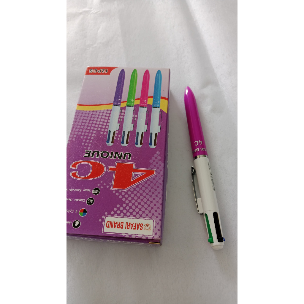 

BOLPOIN SAFARI BRAND 4COLOUR UNIQUE