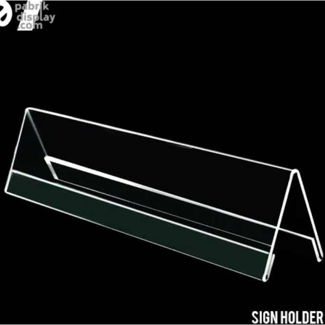 

Custom Papan Nama Meja | Name Holder Acrylic | Akrilik Name Tag 9 x 5 x 5,5cm