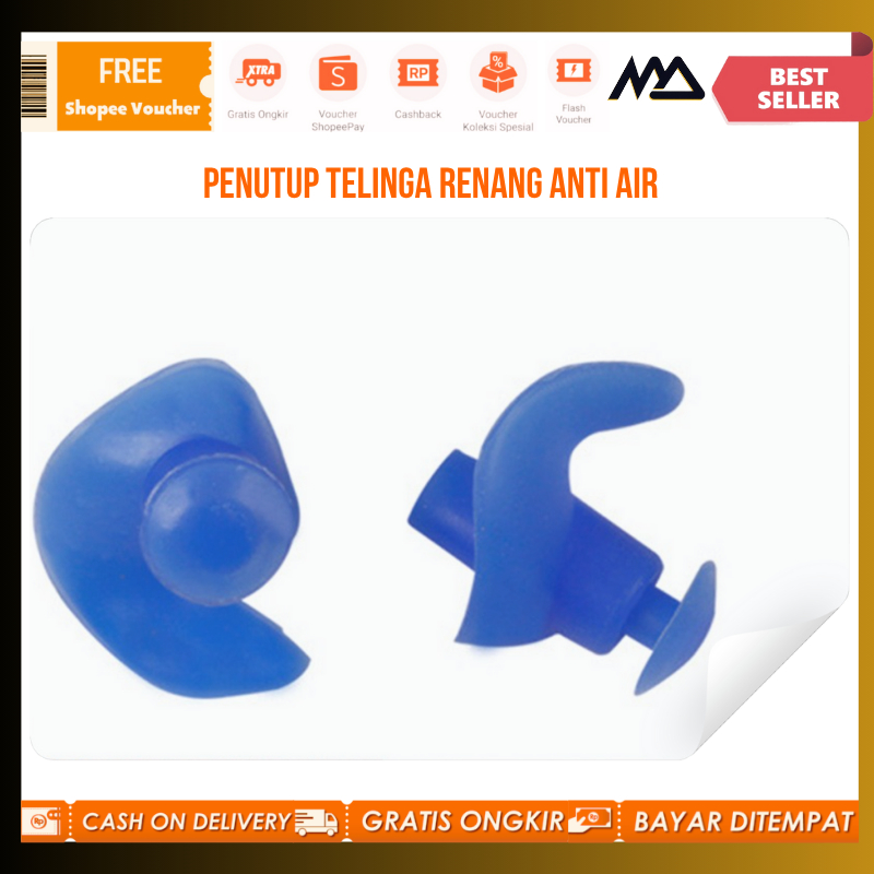 Penutup Telinga Renang Anti Air / Penutup Telinga Renang Silikon Anti Air / Penutup Telinga Renang