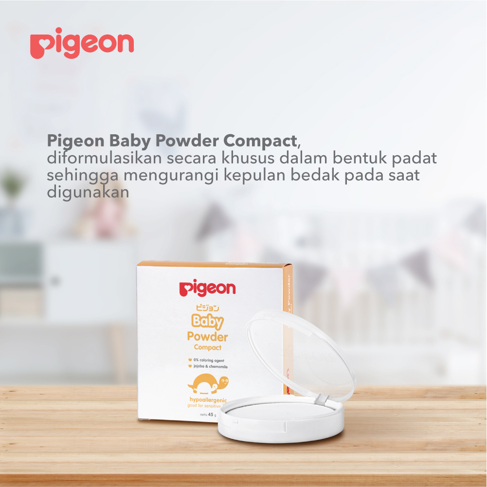 Pigeon BEDAK BAYI PADAT COMPACT PIGEON BABY POWDER / Bedak Pigeon Padat Bayi