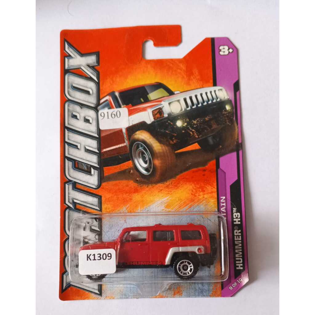 Matchbox - Hummer H3 Red MBX Mountain